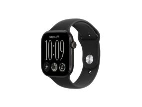 Apple Watch 12, 46 mm, GPS, alumiinium, sport band, S/M, must - Nutikell