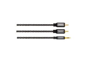 Avinity 2 RCA - 3.5mm, 1.5 m, black/grey - Audio cable