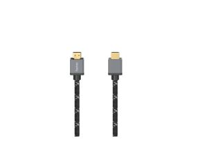 Hama Ultra High Speed, 8K, gold-plated, 1 m, gray - Cable