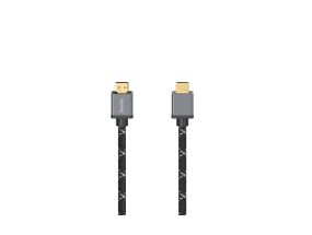 HAMA Ultra High Speed, 8K, gold-plated, 2 m, gray - Cable