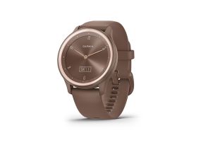 Garmin vivomove Sport, black walnut - Hybrid smartwatch