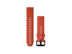 Garmin fenix 7S, 20mm, QuickFit, fiery red silicone - Replacement strap