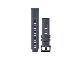Garmin fenix 7, 22mm, QuickFit, granite blue silicone - Replacement strap