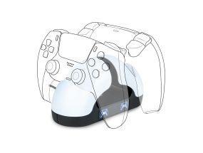 BigBen Nacon Dual Charging Station, PlayStation 5, valge - Juhtpuldi laadimisdokk