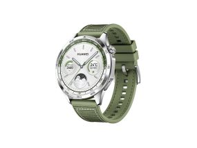 Huawei Watch GT4, 46 мм, нерж. сталь/зеленый - Смарт-часы