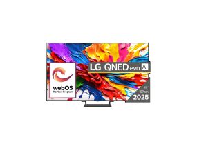 LG QNED93 evo AI, 75'', 4K UHD, QLED, Mini LED, черный - Телевизор