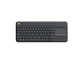 LOGITECH K400 Plus, SWE, gray - Wireless keyboard with mouse option