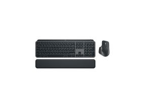 Logitech MX Keys S Combo, US, must - Juhtmevaba klaviatuur ja hiir