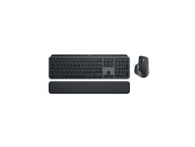 Logitech MX Keys S Combo, US, must - Juhtmevaba klaviatuur ja hiir