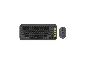 Logitech POP Icon Combo, US, graphite/green - Wireless desktop