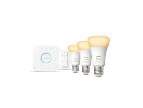 Philips Hue White Ambiance E27, 3 pcs, dimmer switch - Smart light starter kit