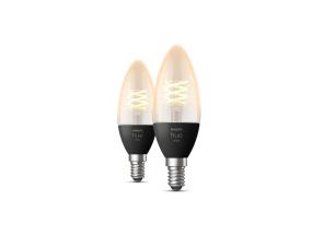 Philips Hue White, E14, pehme valge, hõõgniidiga, 2 tk - Nutivalgusti