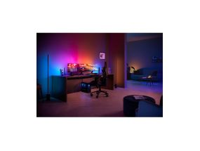 Philips Hue Play Gradient PC Lightstrip, 3x 24´´-27´´, must/valge - LED valgusriba arvutile