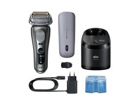 Braun Series 9 Pro+ Wet & Dry, 6-ühes SmartCare keskus ja PowerCase reisikarp, tumehall - Pardel