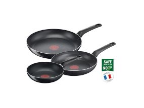 Tefal Simple Cook, 20/24/28 cm, 3 pc set, black - Frypan set