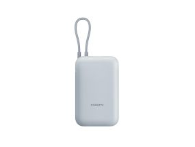 Xiaomi Power Bank, integreeritud kaabel, 10000 mAh, helesinine - Akupank