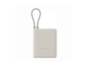 Xiaomi Power Bank, 33 W, 10000 mAh, sisseehitatud kaabel, beež - Akupank