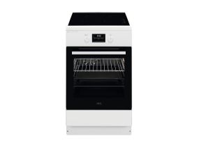 AEG 6000 Series SteamBake, 58 L, width 50 cm, white - Induction hob