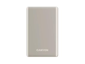 Canyon OnCharge 505 Slim Magsafe, 5000 мАч, беспроводная зарядка, USB-C, бежевый - Внешний аккумулятор