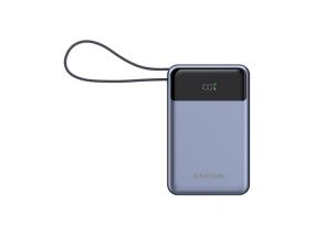 Canyon OnPower PB-600, 20000 mAh, USB-A, USB-C, black/silver - Powerbank
