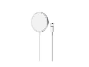 Puro Magnetic Wireless, USB-C, MagSafe, 1 m, white - Wireless charger