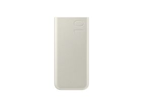 Samsung Battery Pack, 10 000 мАч, 25 Вт, 2x USB-C, бежевый - Внешний аккумулятор