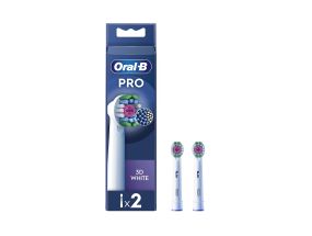 Braun Oral-B Pro 3D White, 2 шт., белый - Насадки для зубной щетки
