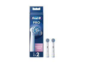 Braun Oral-B Sensitive Clean Pro, 2 pcs, white - Spare brushes