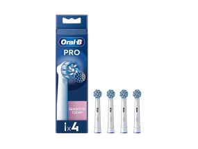 Braun Oral-B Sensitive Clean PRO, 4 pcs, white - Additional brushes