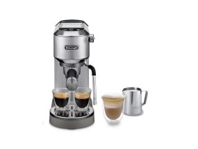 DeLonghi Dedica Duo, серебристый - Ручная кофемашина