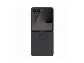 Samsung Silicone case, Galaxy Flip7, must - Silikoonümbris