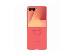 Samsung Silicone case, Galaxy Flip7, серый - Силиконовый чехол