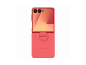 Samsung Silicone case, Galaxy Flip7, punane - Silikoonümbris