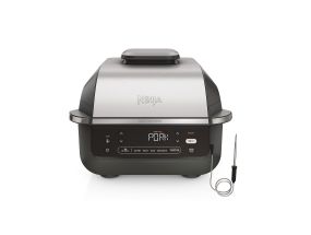 Ninja 5-in-1, 1760 W, must/hõbedane - Grill ja kuumaõhufritüür