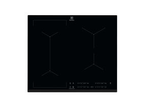 Electrolux 600 FlexiBridge, Hob2Hood, EcoTimer, width 59 cm, frameless, black - Integrated induction hob