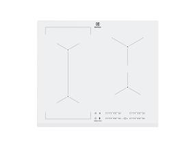 Electrolux, EcoTimer, laius 59 cm, raamita, valge - Integreeritav induktsioonpliidiplaat