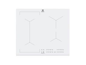 Electrolux, EcoTimer, laius 59 cm, raamita, valge - Integreeritav induktsioonpliidiplaat