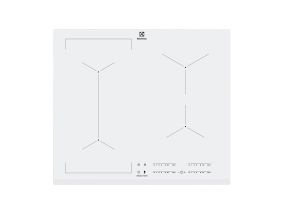 Electrolux, EcoTimer, width 59 cm, frameless, white - Integrated induction hob
