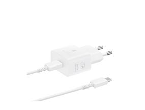 Samsung, USB-C, 25 W, valge - Vooluadapter ja USB-C kaabel