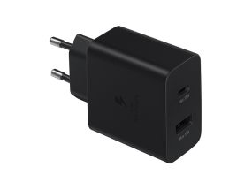 Samsung Duo, USB-C, USB-A, 35 W, black - Charger