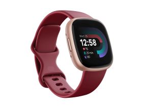 Fitbit Versa 4, dark red/copper - Smart watch