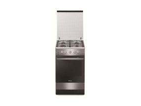 Hansa, 58 L, stainless steel - Freestanding gas stove with gas oven
