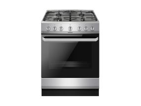 Hansa, 62 L, laius 60 cm, roostevaba teras - Gaasipliit elektriahjuga