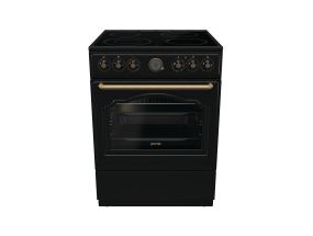 Gorenje, 11 функций, 71 л, ширина 60 см, черный - Керамическая плита