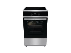 Gorenje, 70 л, ширина 50 см, нерж. сталь - Индукционная плита с электрической духовкой
