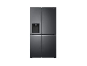 LG, water and ice dispenser, 635 L, height 179 cm, black - SBS refrigerator