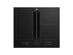 Beko, laius 60 cm, must - Integreeritav induktsioonpliit õhupuhastiga