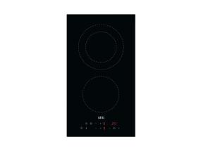 AEG, laius 29 cm, raamita, must - Integreeritav keraamiline pliidiplaat