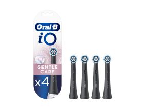 Braun Oral-B iO Gentle Care Black, 4 tk, must - Lisaharjad
