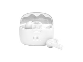 JBL Tune Beam, active noise cancellation, white - Fully wireless headphones